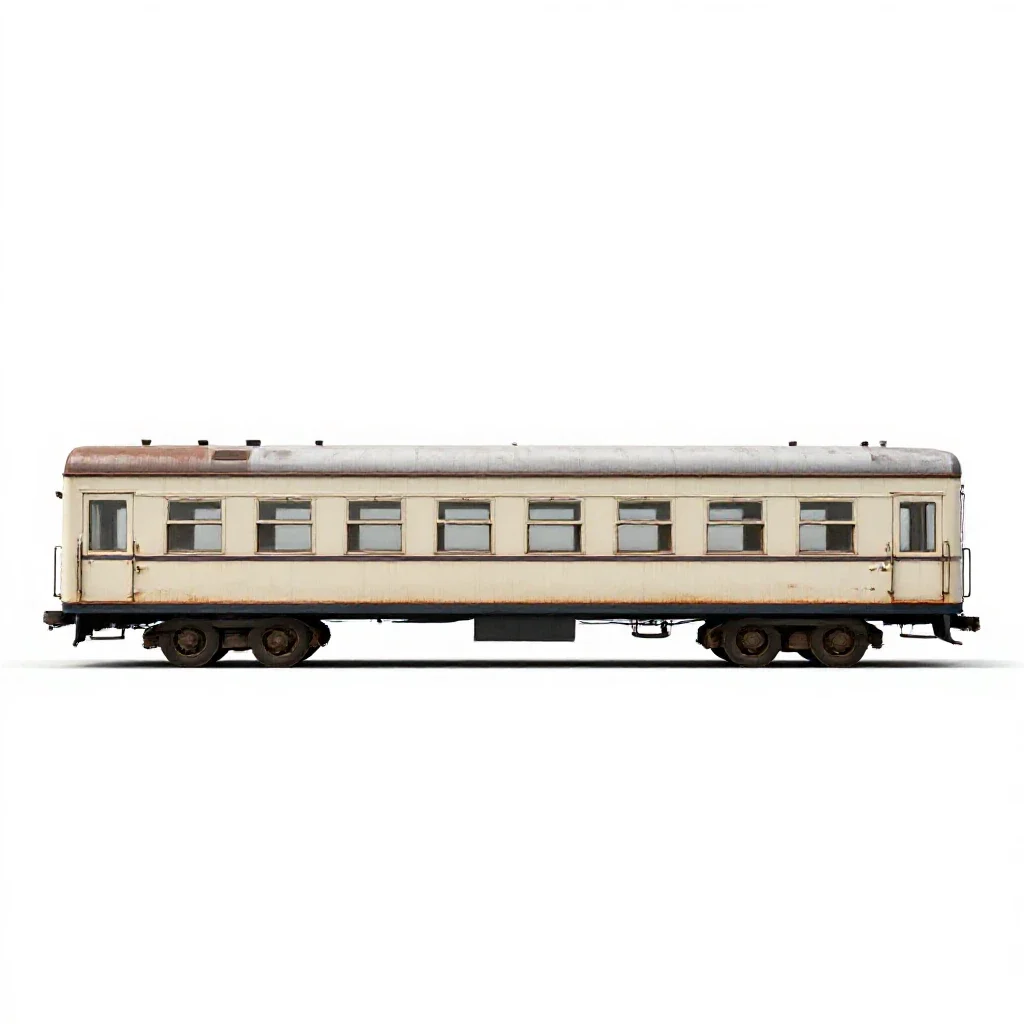 Parlor car isolated on a white background