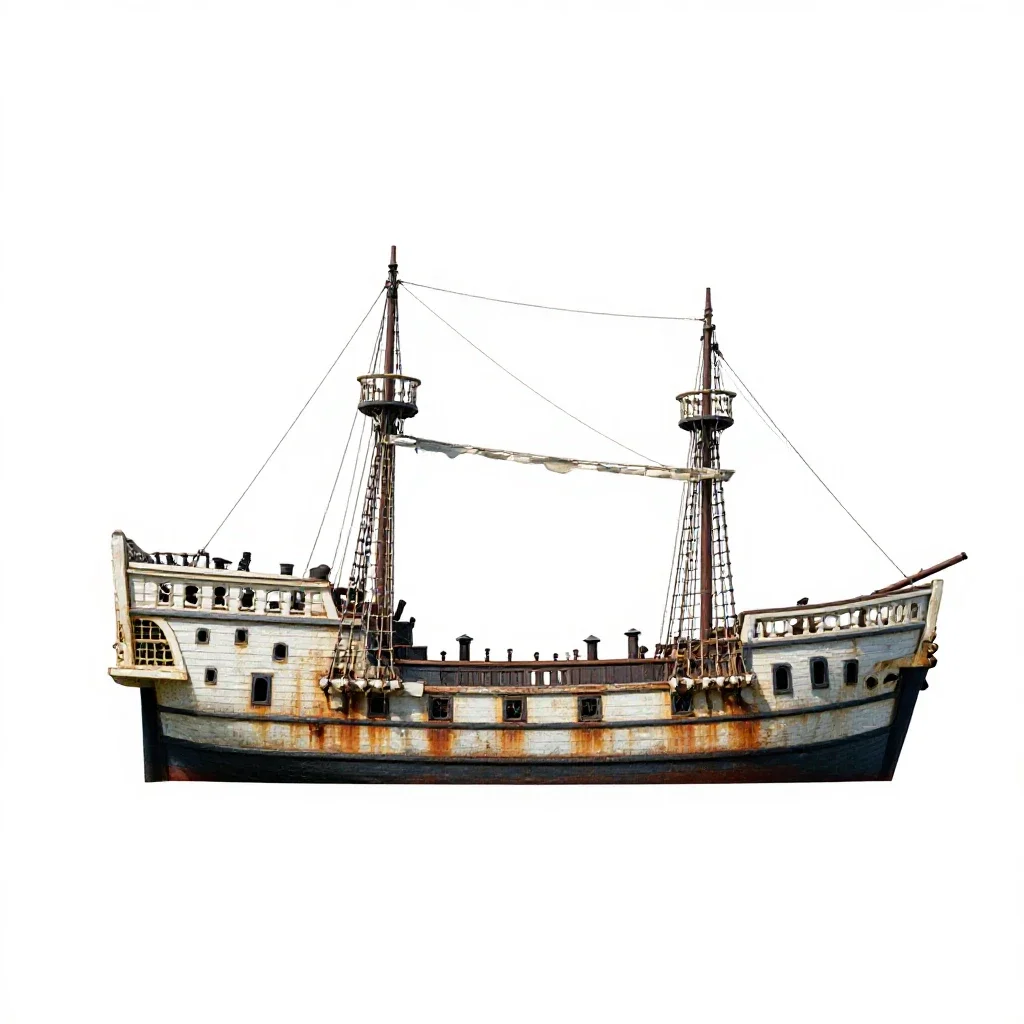 Pirate isolated on a white background