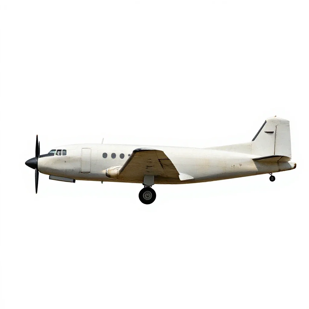 Propjet isolated on a white background