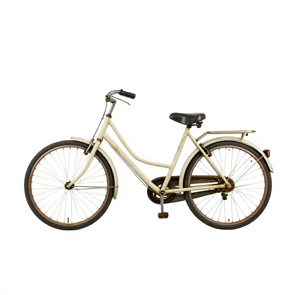 Push-bike isolated on a white background