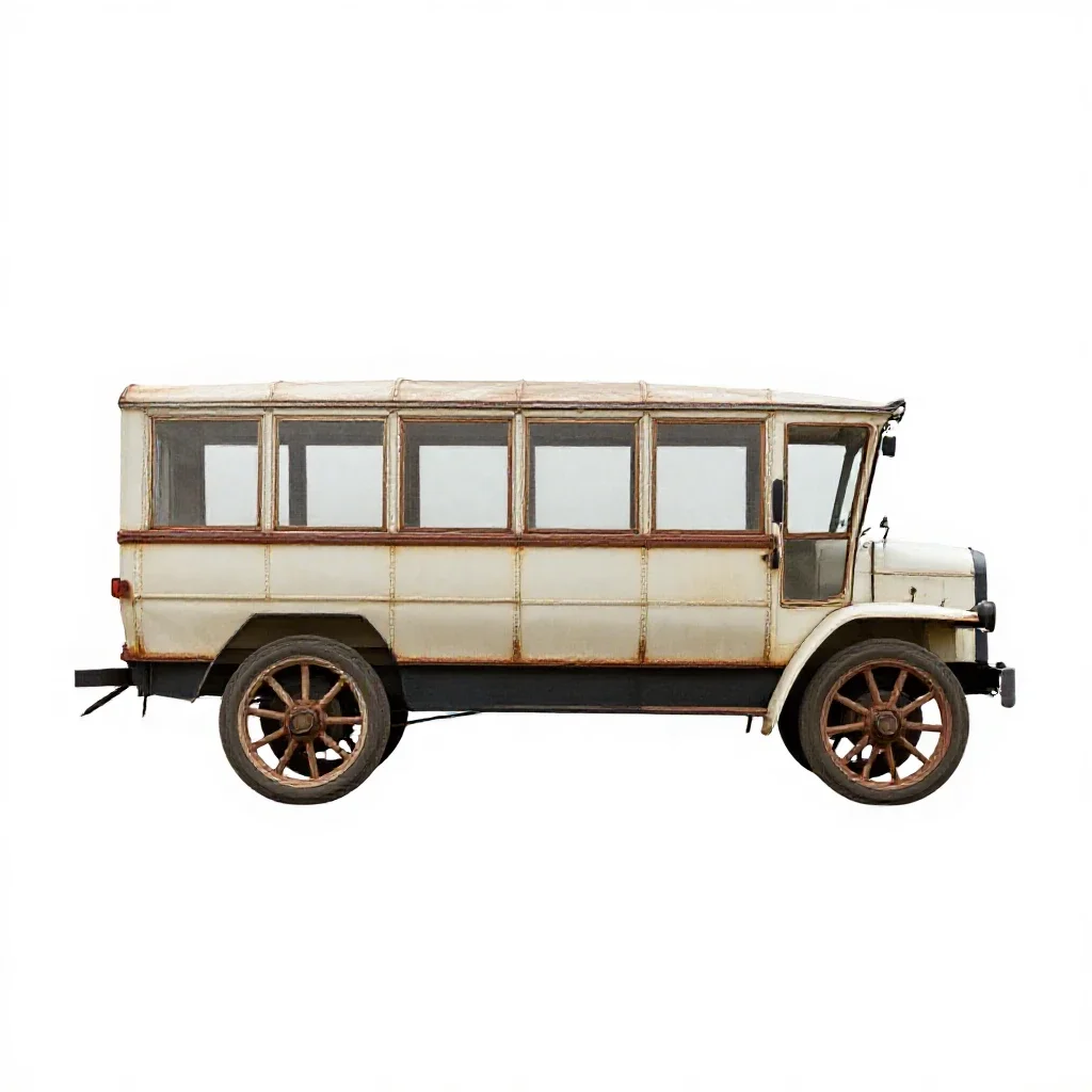 Stagecoach isolated on a white background