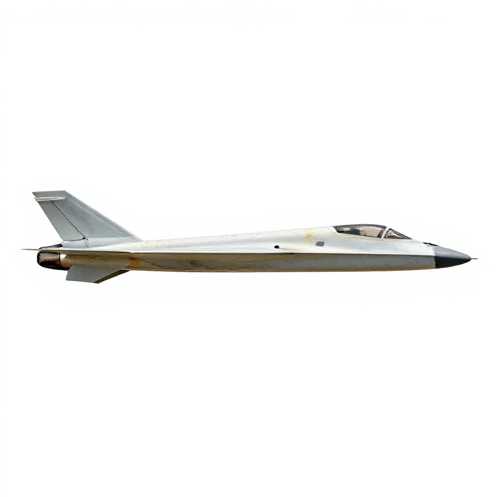 Stealth aircraft isolated on a white background