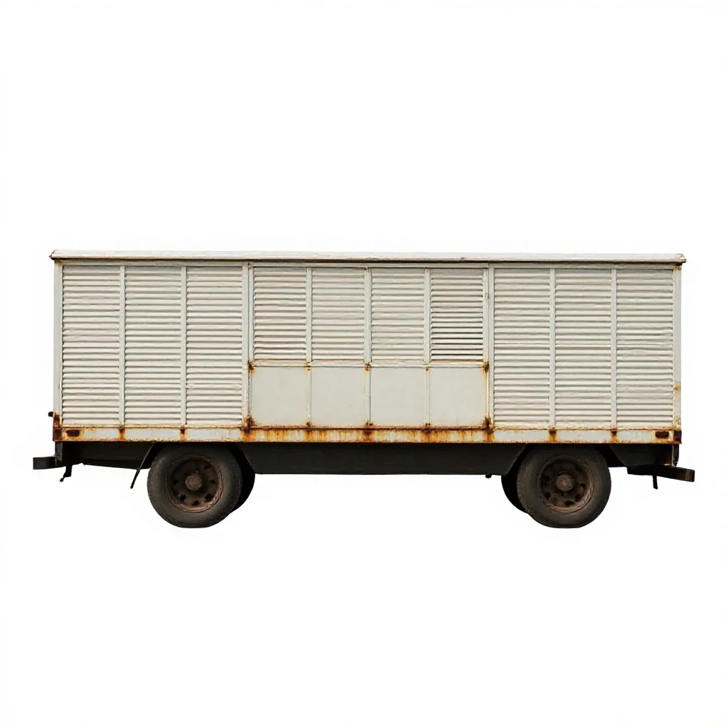 Stockcar isolated on a white background