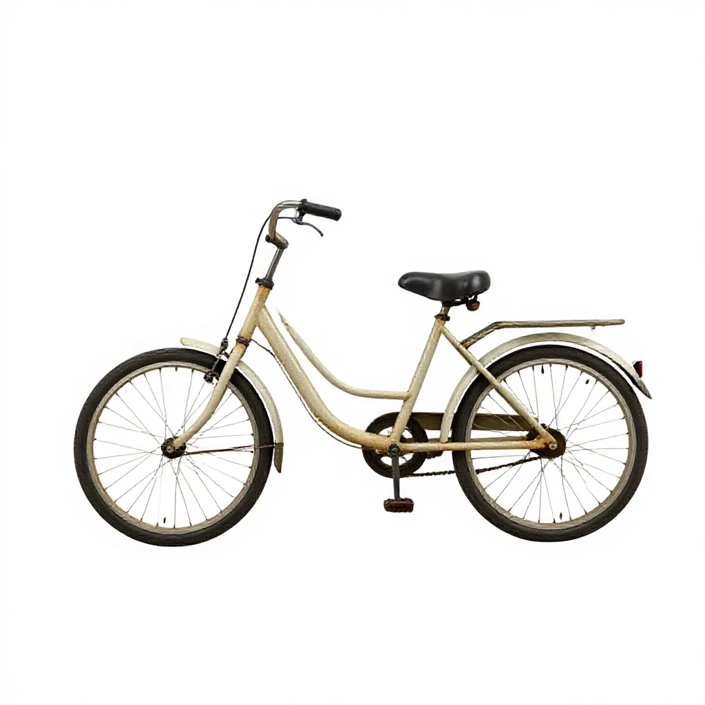 Tricycle isolated on a white background