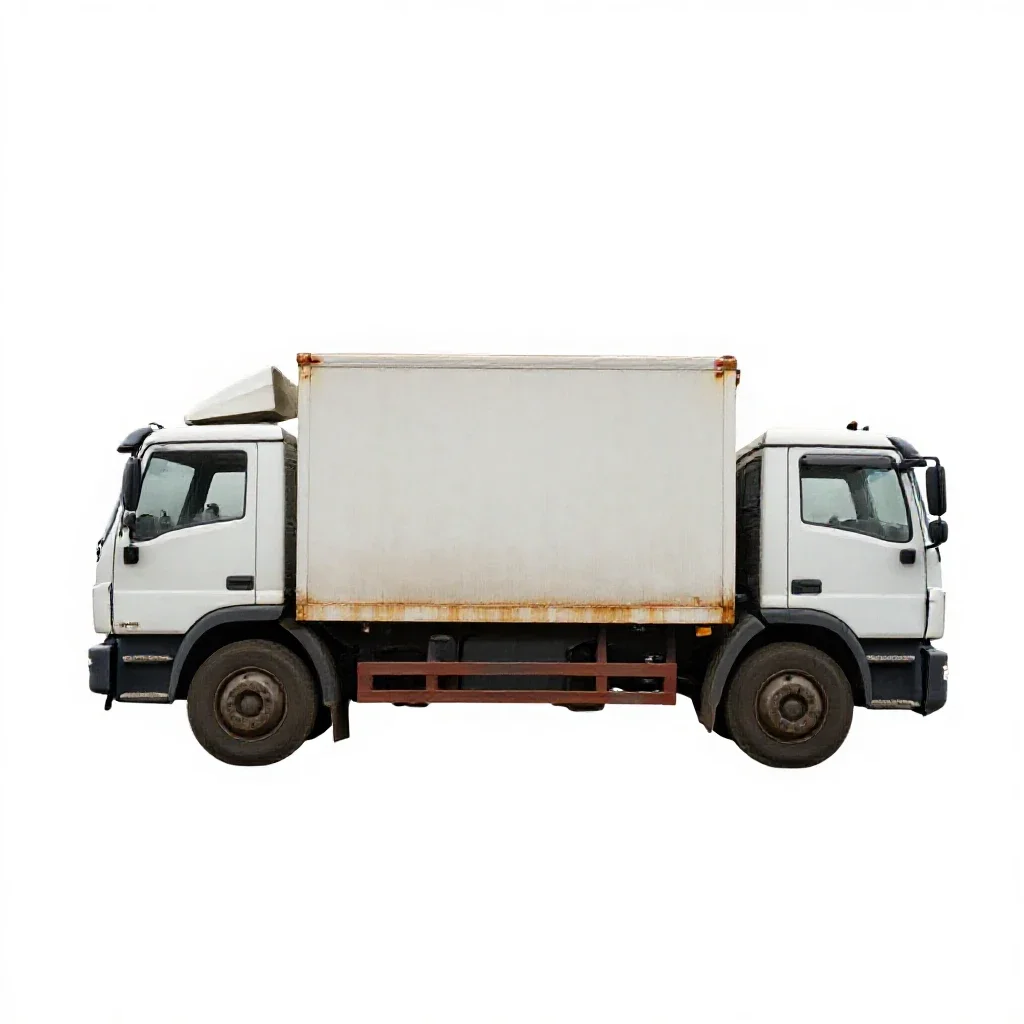 Truck isolated on a white background