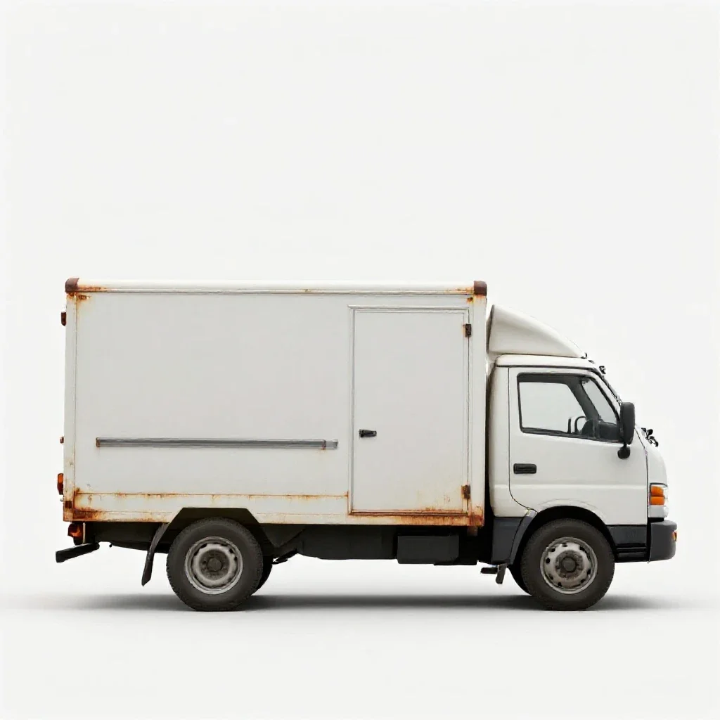Vehicle isolated on a white background