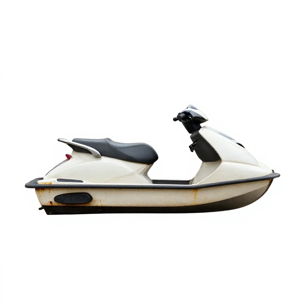 Water scooter isolated on a white background