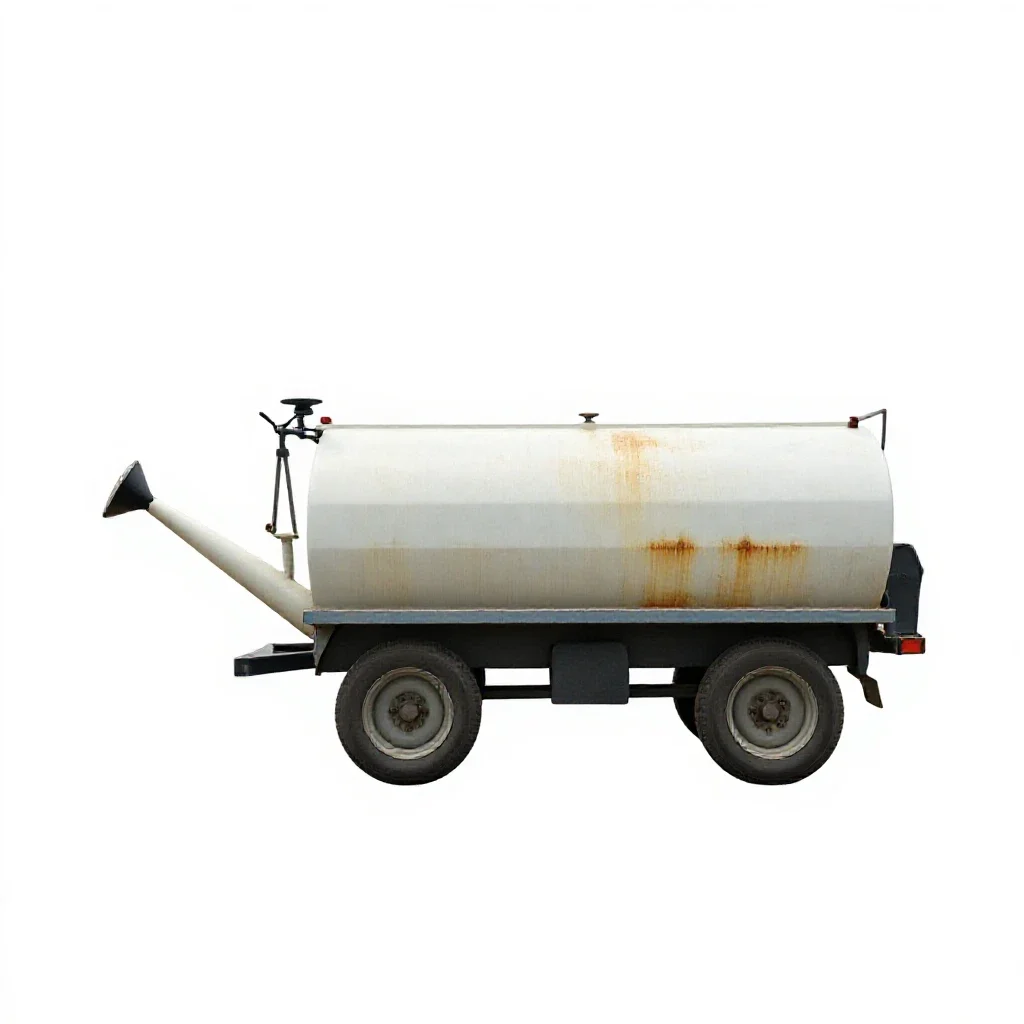 Watering cart isolated on a white background