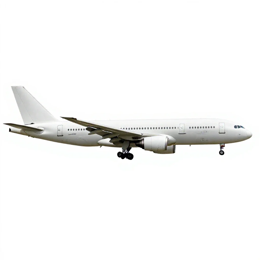 Airbus isolated on a white background
