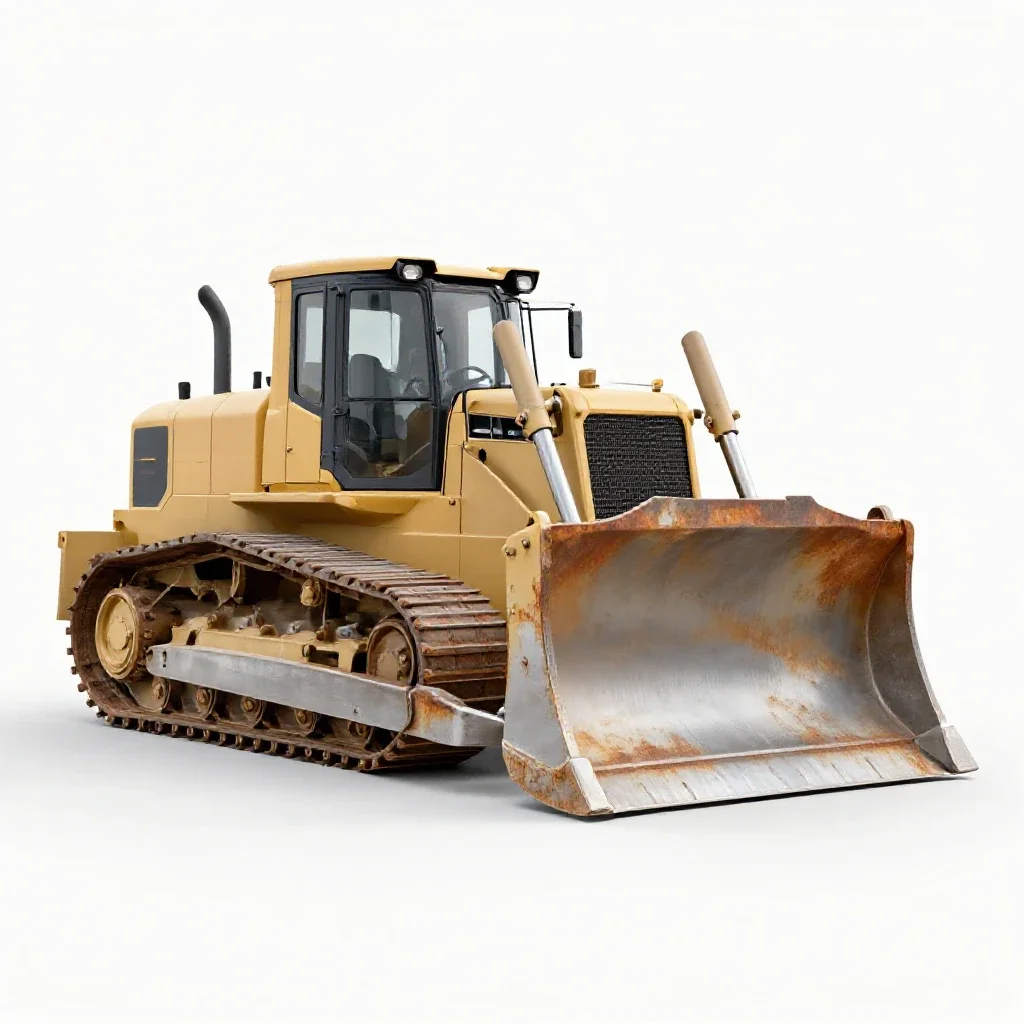Angledozer isolated on a white background