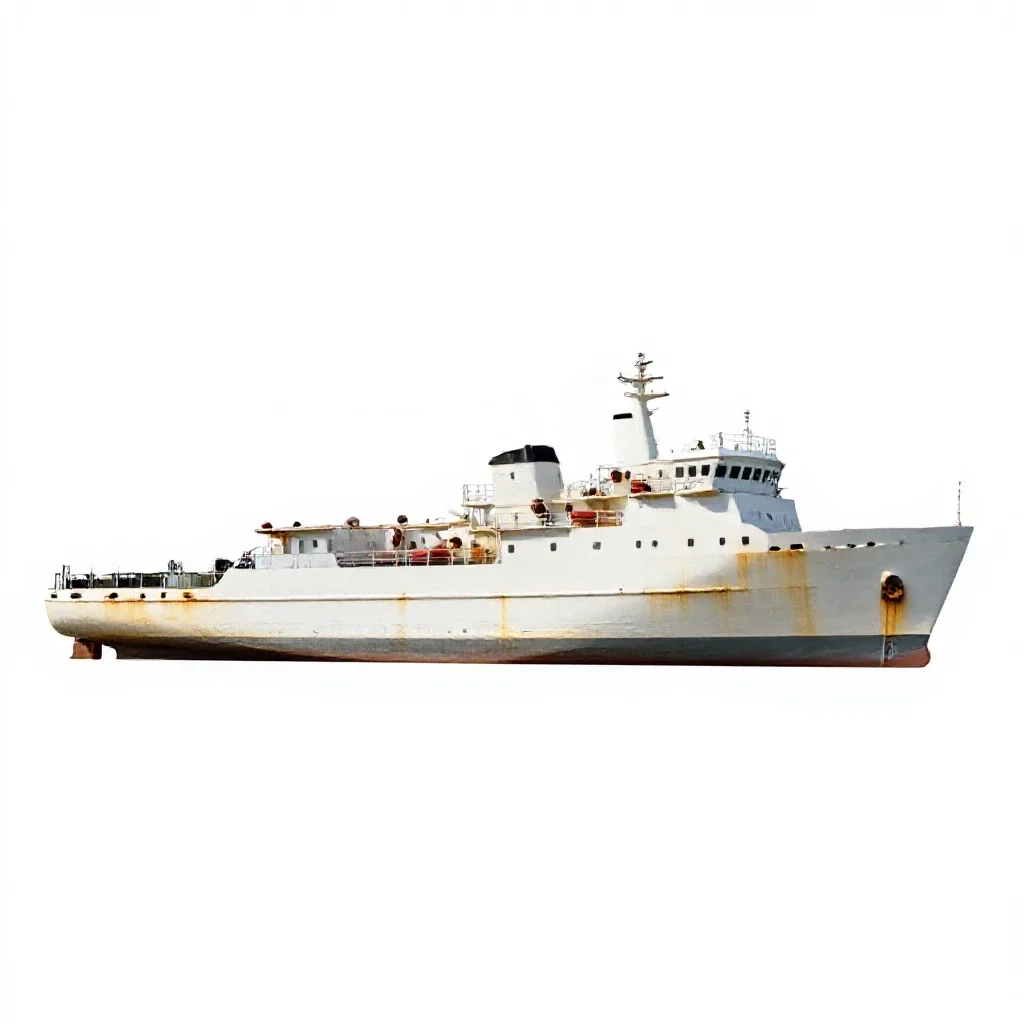 Icebreaker isolated on a white background