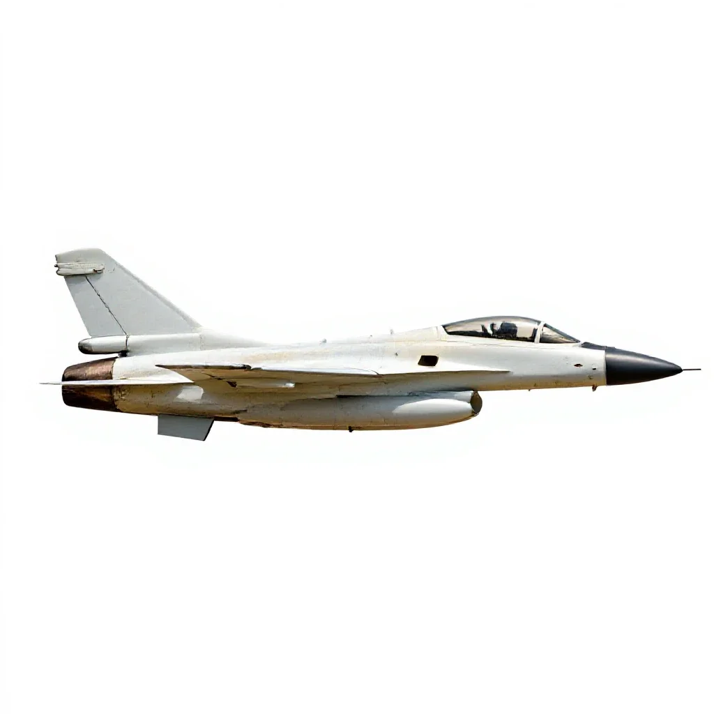 Interceptor isolated on a white background