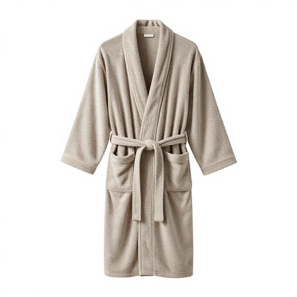 Bathrobe isolated on a white background