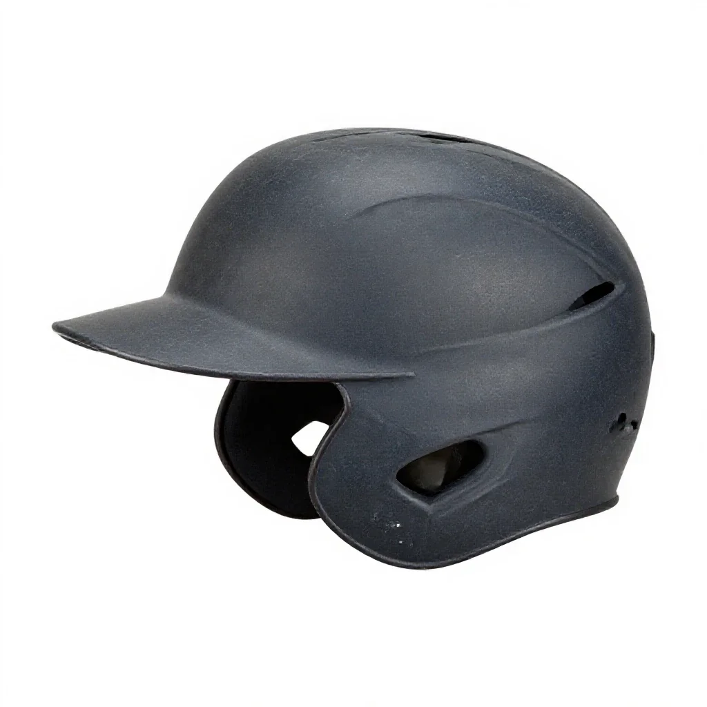 Batting helmet isolated on a white background