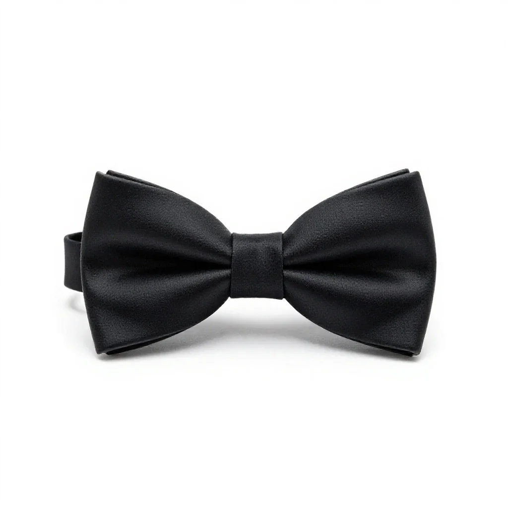 Black tie isolated on a white background