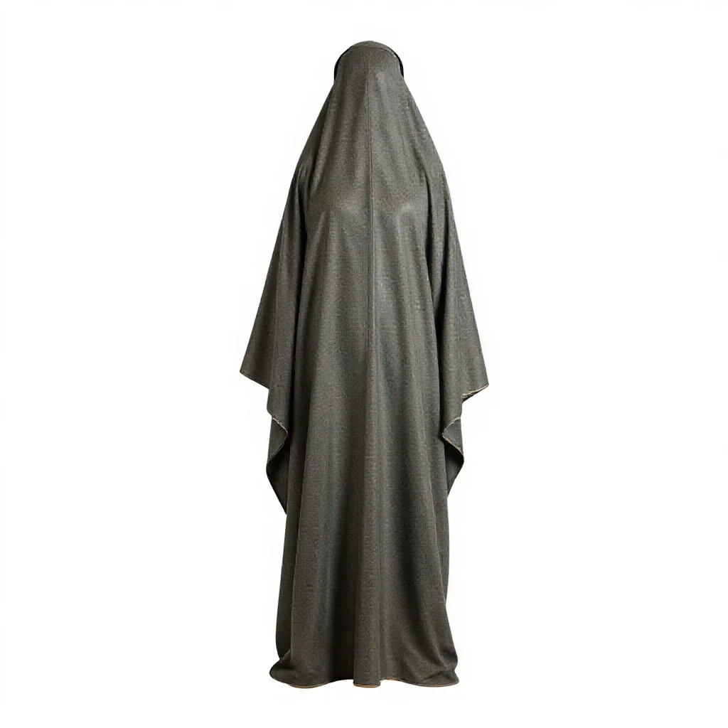 Burqa isolated on a white background