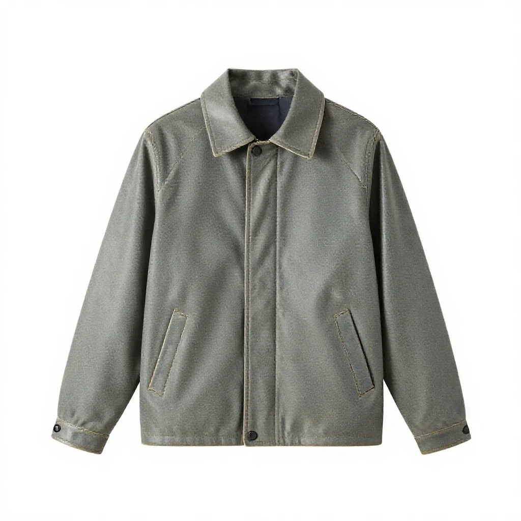 Bush jacket isolated on a white background