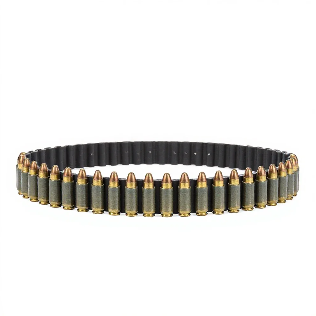 Cartridge belt isolated on a white background