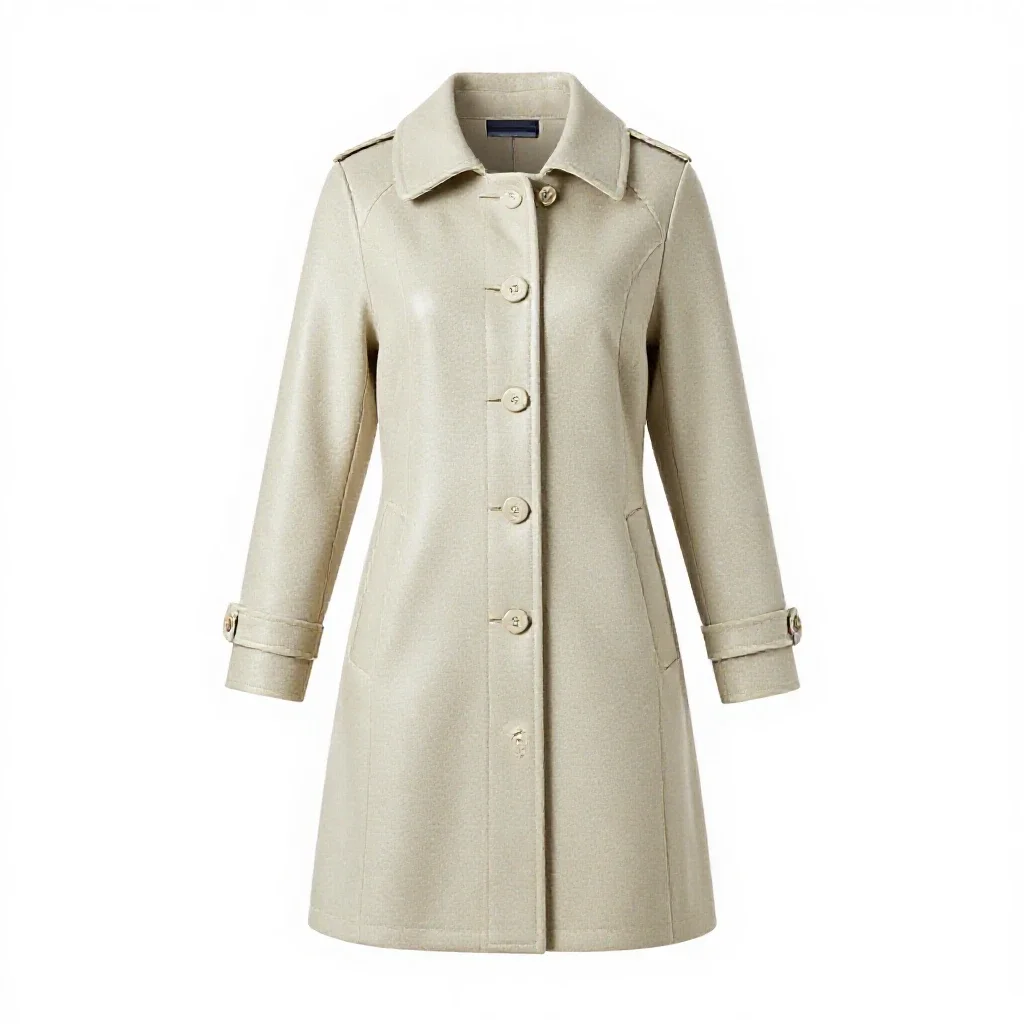 Coatdress isolated on a white background