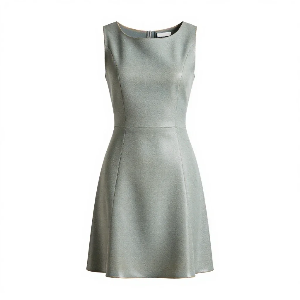 Cocktail dress isolated on a white background