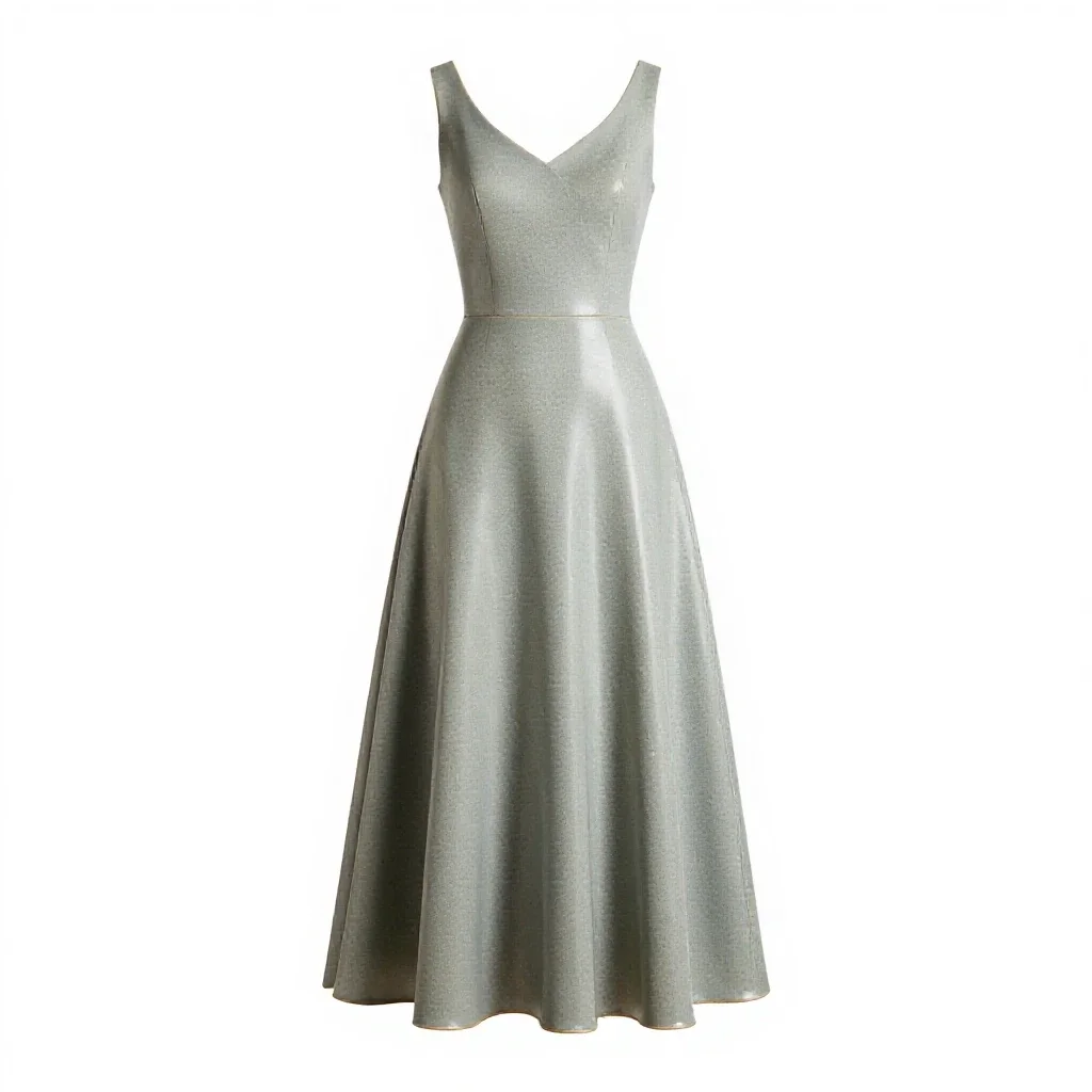 Dinner dress isolated on a white background