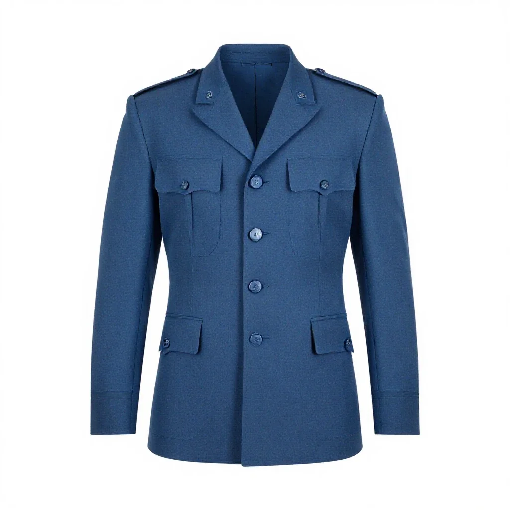 Dress blues isolated on a white background