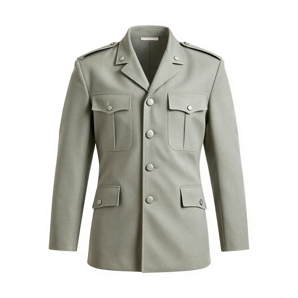 Dress uniform isolated on a white background