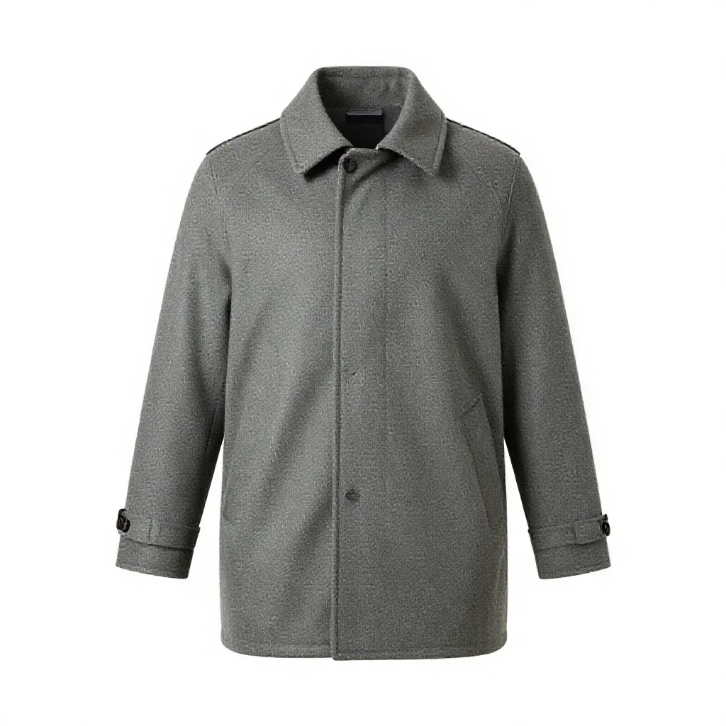 Duffel coat isolated on a white background