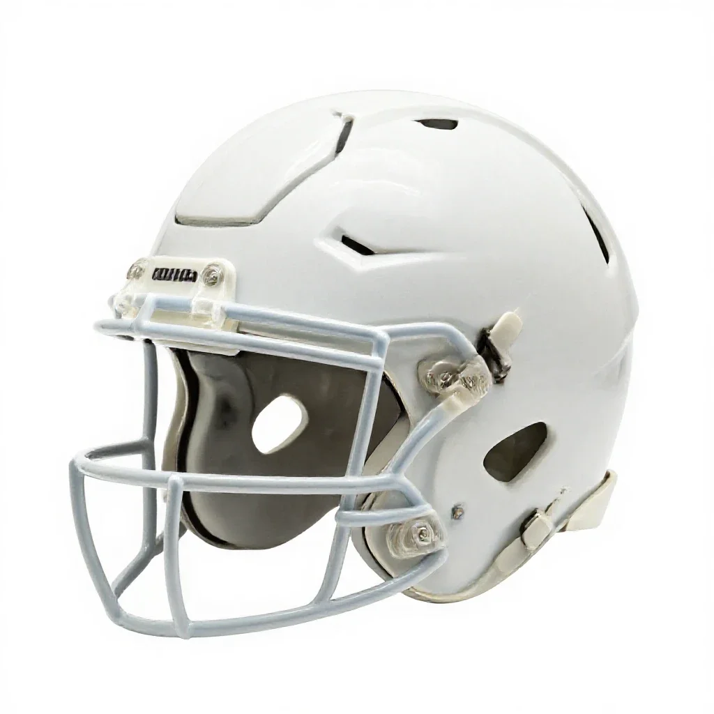 Football helmet isolated on a white background