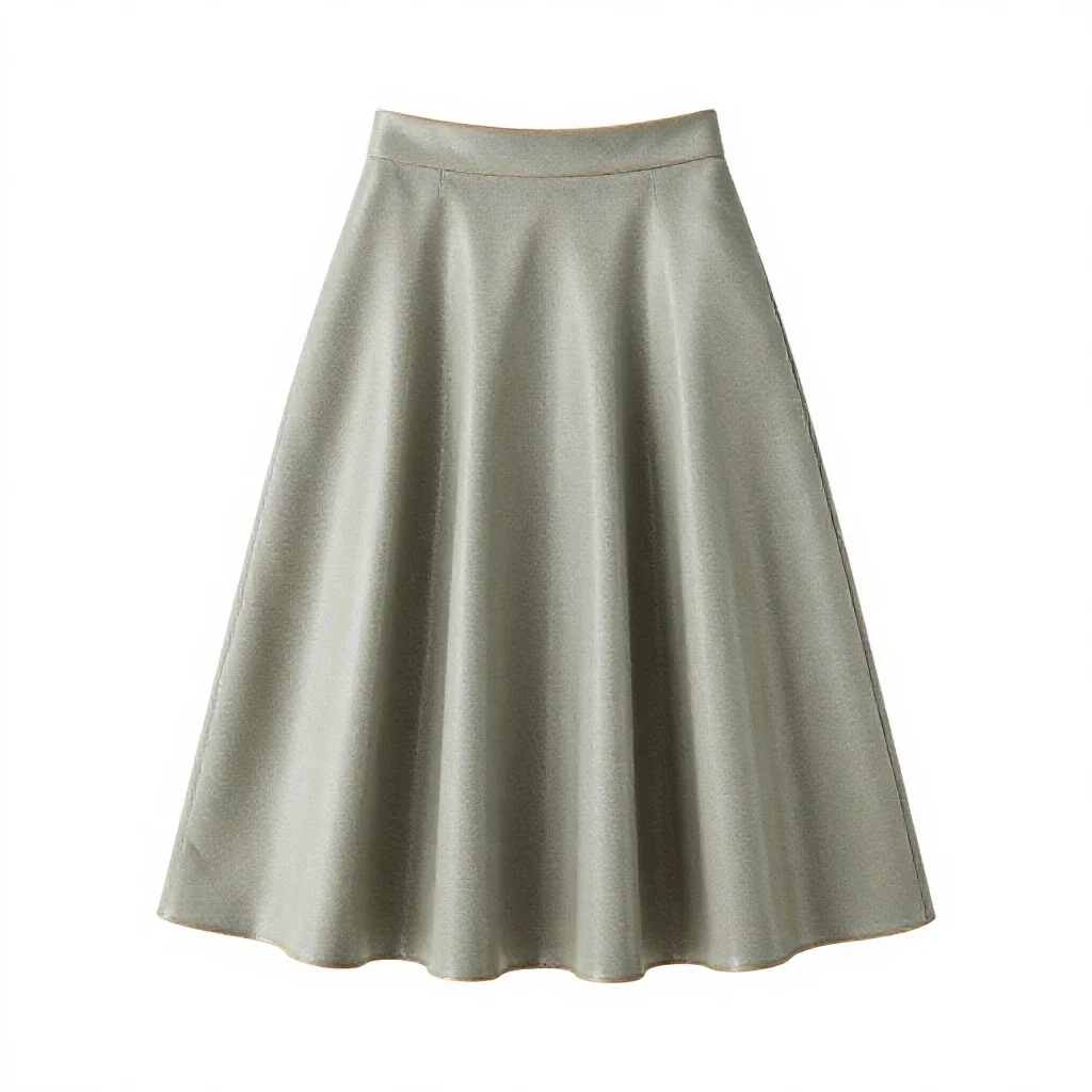 Full skirt isolated on a white background