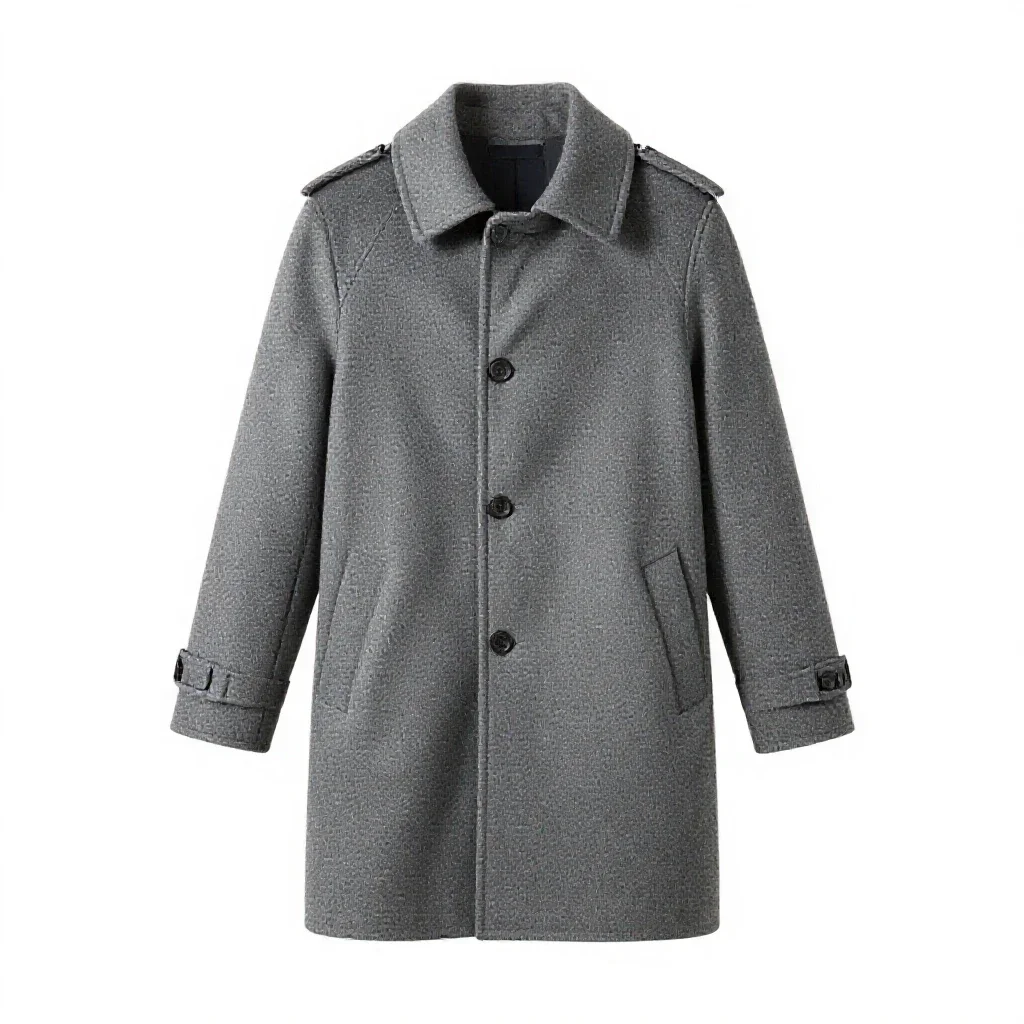 Greatcoat isolated on a white background