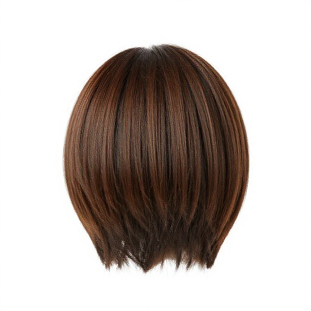Hairpiece isolated on a white background