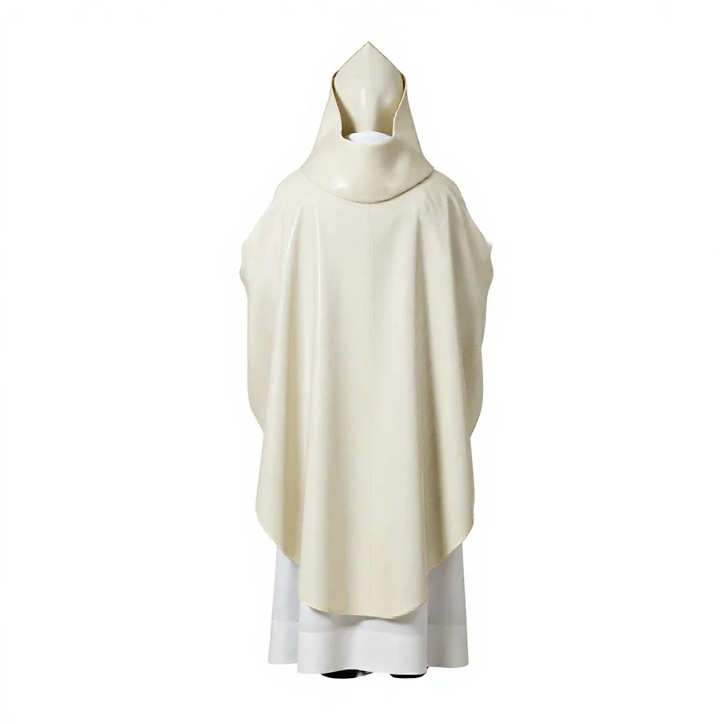 Humeral veil isolated on a white background