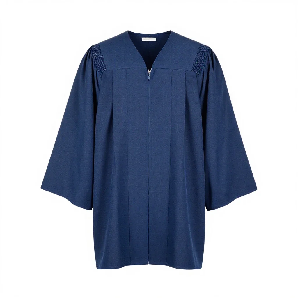 Academic gown isolated on a white background