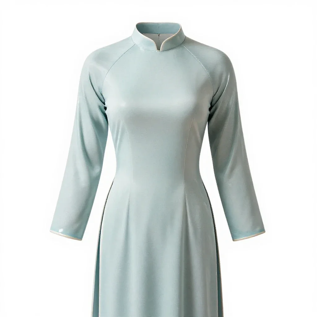 Ao dai isolated on a white background