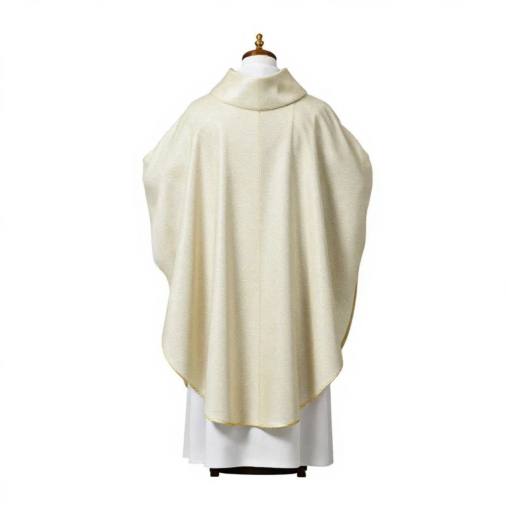 Ecclesiastical attire isolated on a white background