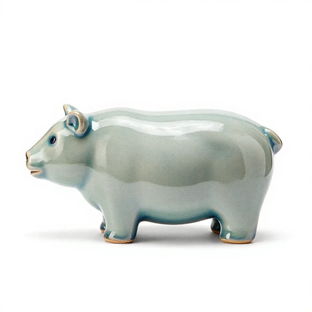 Fat farm isolated on a white background