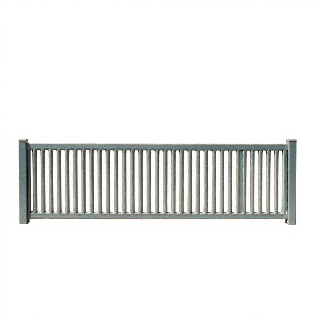 Fence isolated on a white background