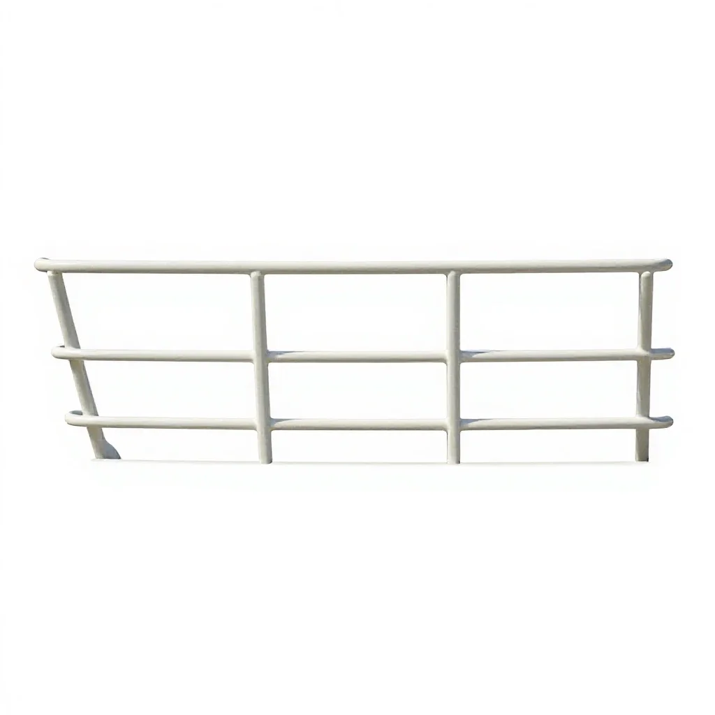 Fife rail isolated on a white background