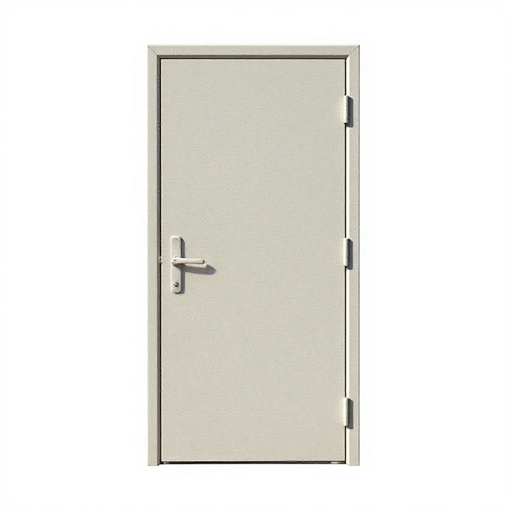 Fire door isolated on a white background