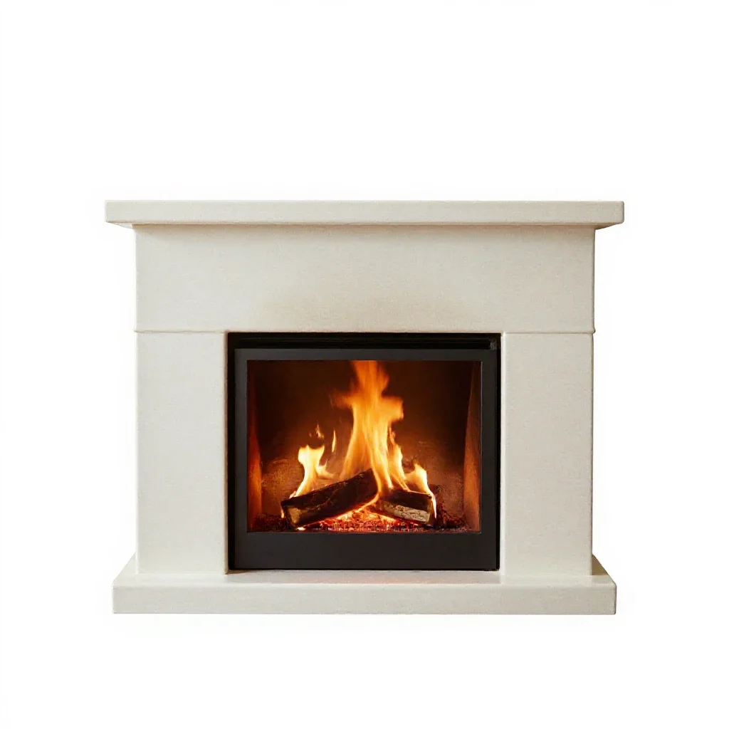 Fire isolated on a white background