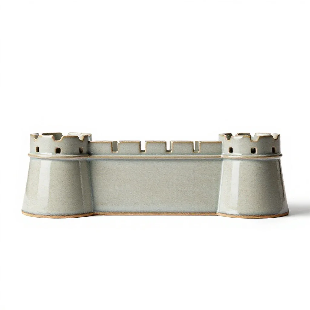 Fortress isolated on a white background