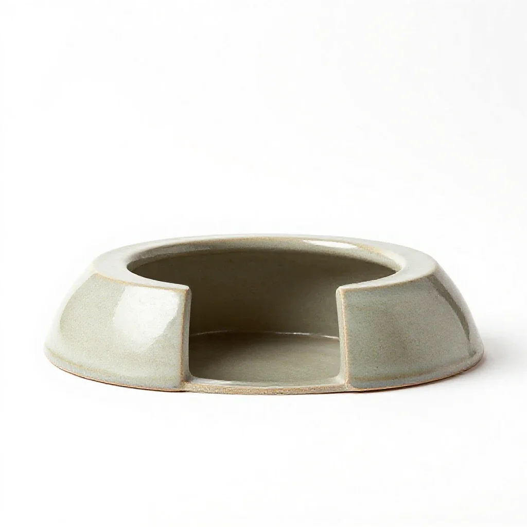 Foxhole isolated on a white background