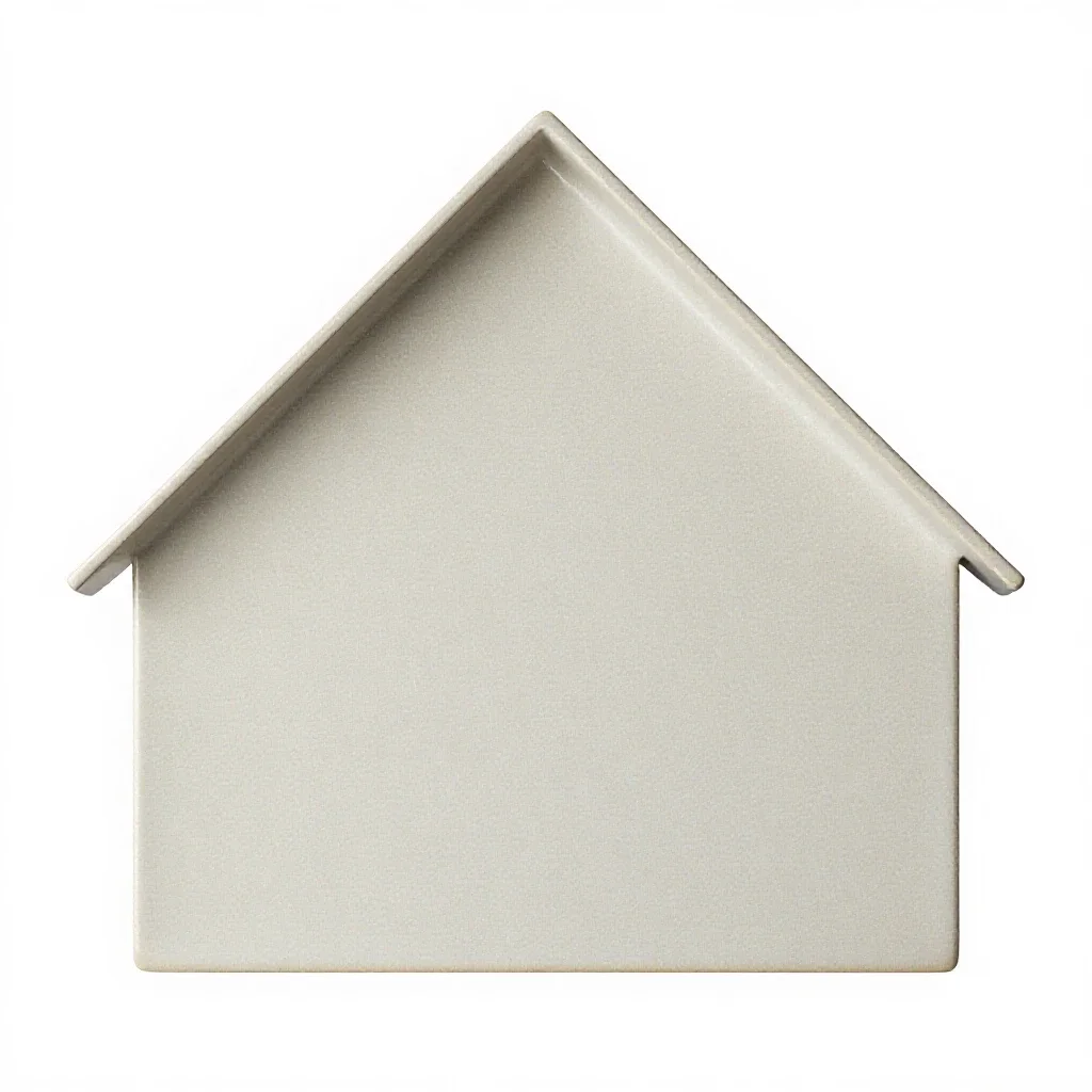 Gable isolated on a white background