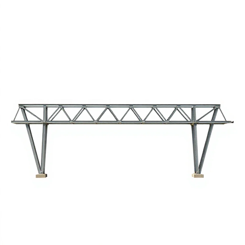 Gantry isolated on a white background