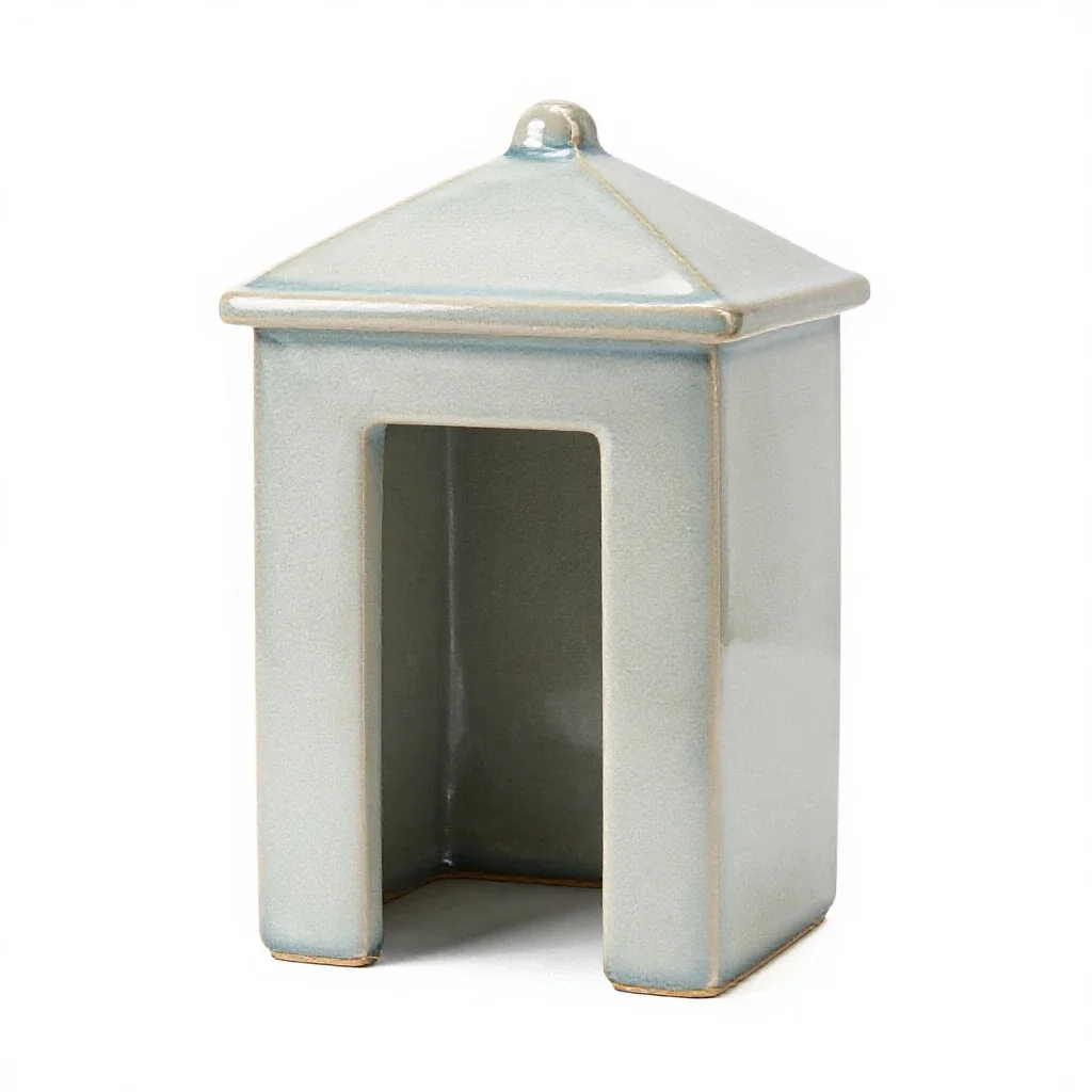 Gatehouse isolated on a white background