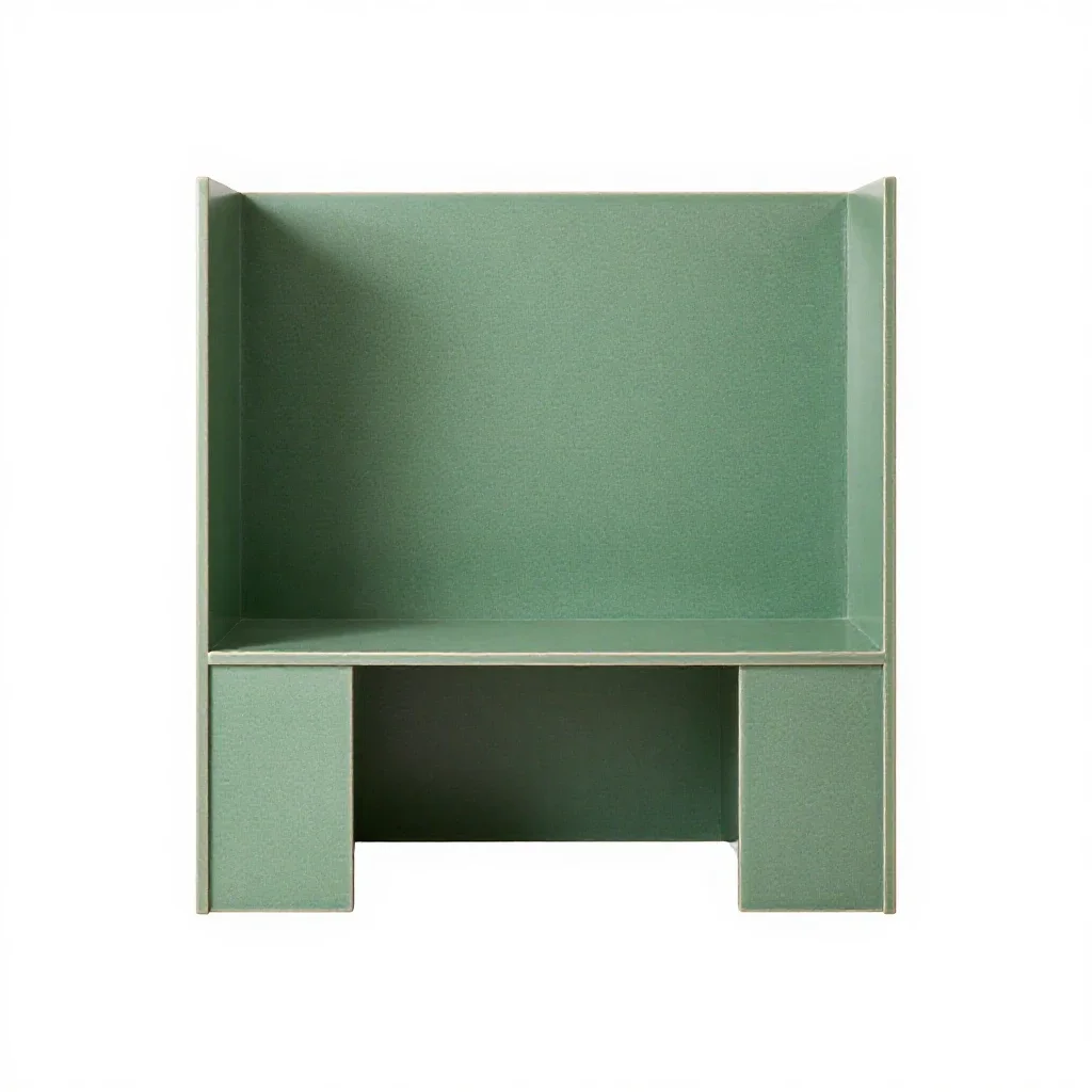 Greenroom isolated on a white background