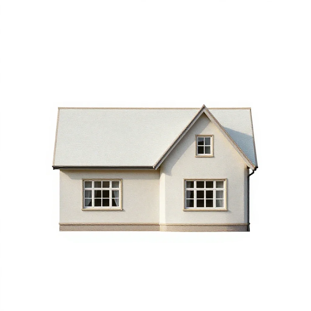 Guesthouse isolated on a white background