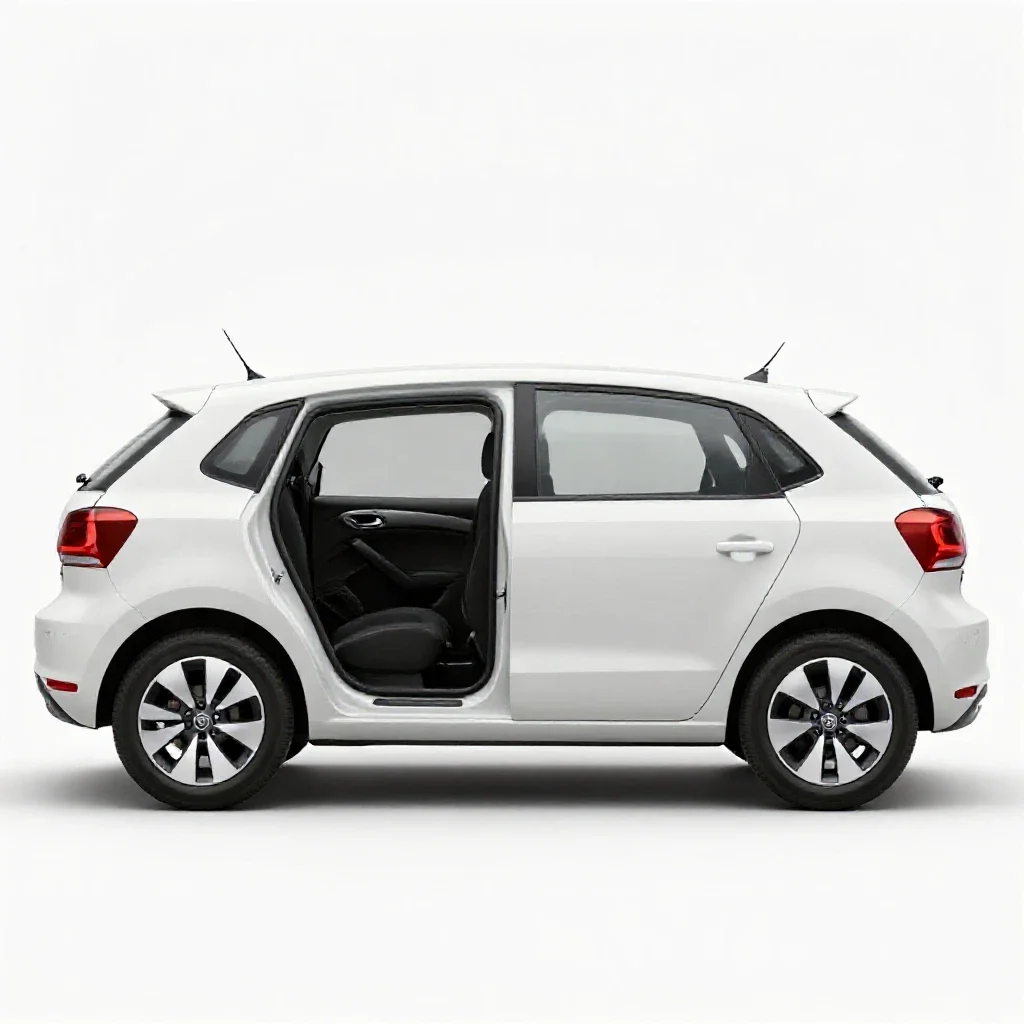 Hatchback isolated on a white background