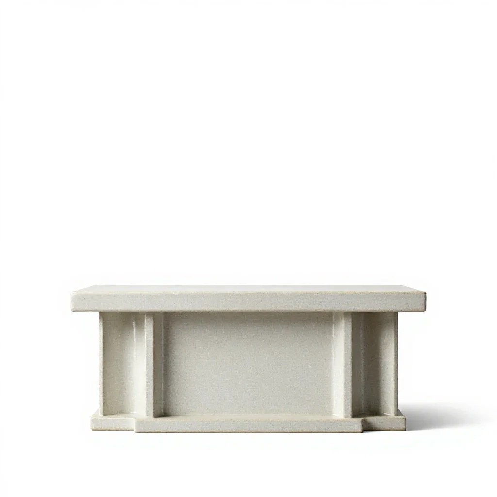 High altar isolated on a white background